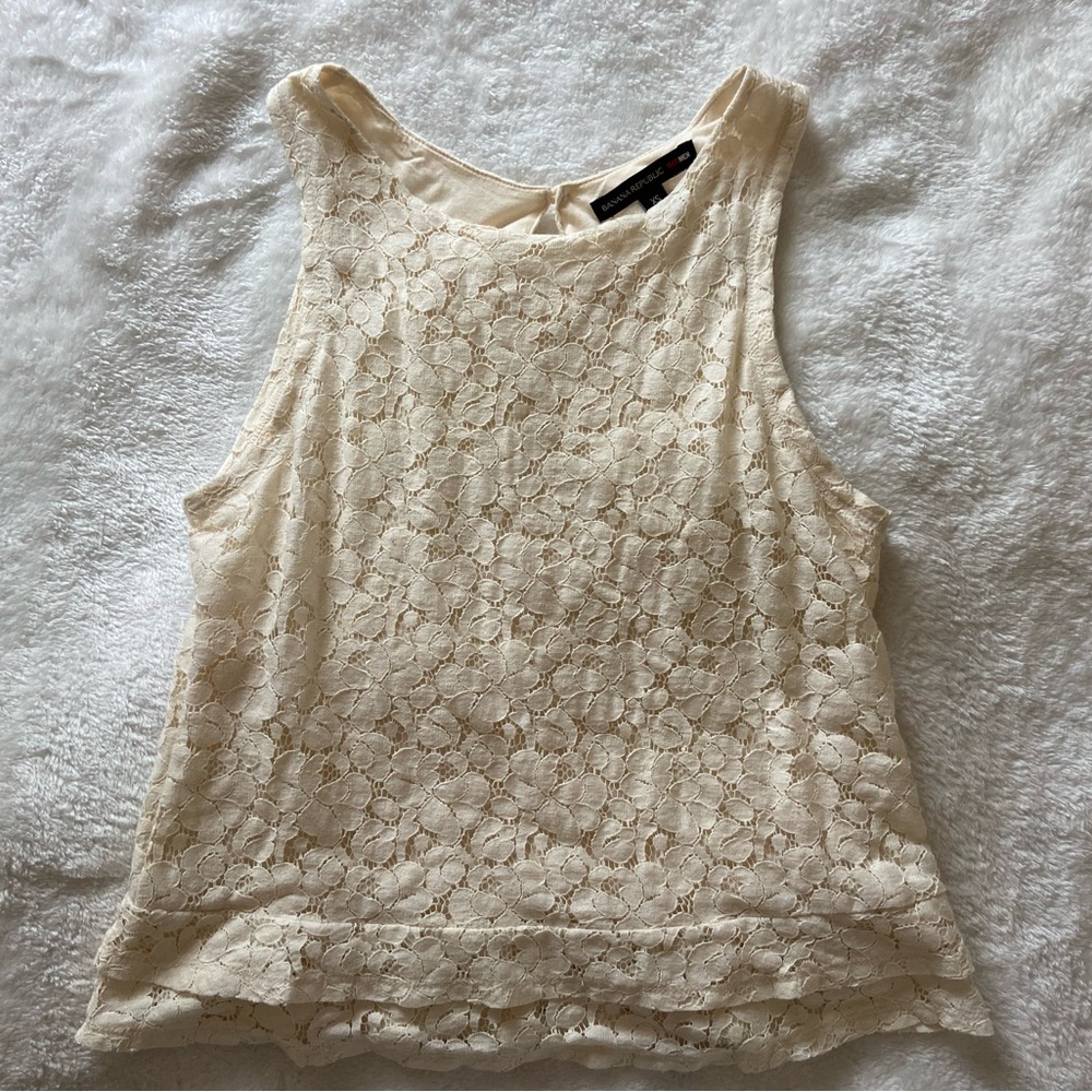 Banana Republic MadMen Sleeveless Blouse